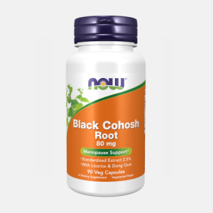 Black Cohosh Root 80mg – 90 cápsulas vegetais – Now