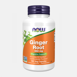 Ginger Root 550 mg – 100 veg cápsulas – Now