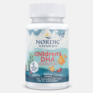 Children’s DHA 250mg Strawberry – 180 softgels – Nordic Naturals