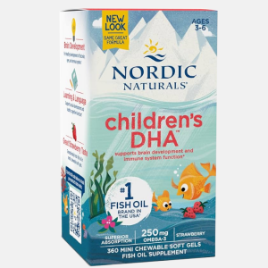 Children’s DHA 250mg Strawberry – 360 softgels – Nordic Naturals