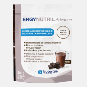 ERGYNUTRIL Advance cacau – 300g – Nutergia