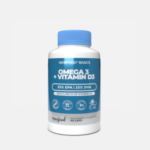 Omega 3 + Vitamin D3 – 60 cápsulas – NewFood