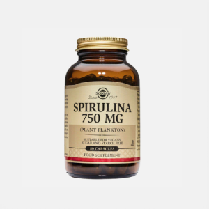 Spirulina 750 mg – 80 cápsulas – Solgar