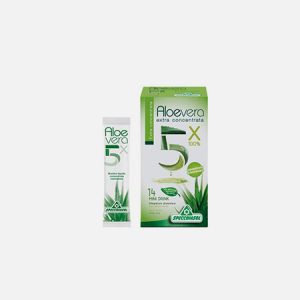 Aloe Vera 5x extra concentrada 100% – 14x10ml – Segredo da Planta