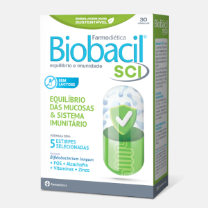 Biobacil SCI – 30 cápsulas – Farmodiética