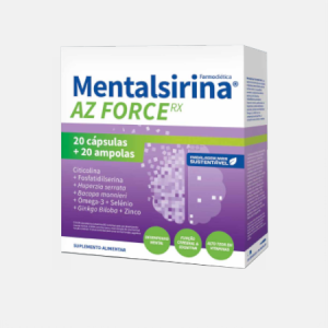 Mentalsirina AZ Rx Force – 20 ampolas + 20 cápsulas – Farmodiética