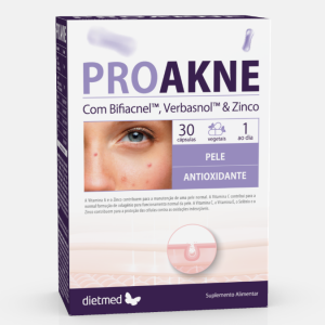 Proakne – 30 cápsulas – DietMed