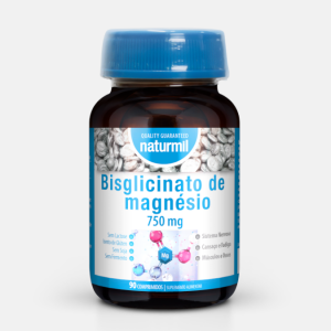 Bisglicinato de Magnésio 750mg – 90 comprimidos – Naturmil