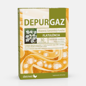 Depurgaz – 30 comprimidos – DietMed