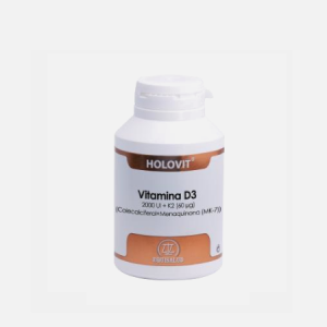 HOLOVIT VIT. D3 2000UI+K2 60mg – 180 cápsulas – Equisalud