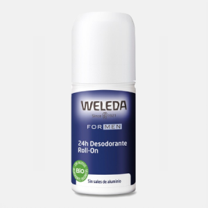 Desodorizante Roll-On 24h Men – 50ml – Weleda