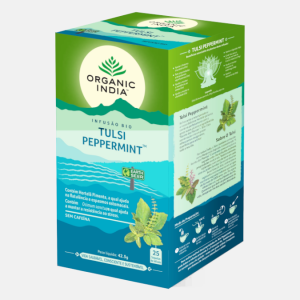 Infusão Bio Tulsi Peppermint – 25 saquetas – Organic India