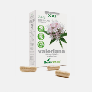 34-S Valeriana – 30 cápsulas – Soria Natural