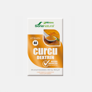 44 Curcu Dextrin – 28 comprimidos – Soria Natural