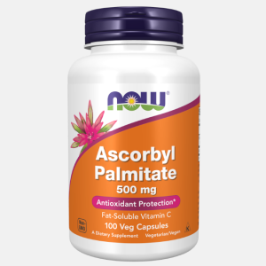 Ascorbyl Palmitate 500mg – 100 veg cápsulas – Now