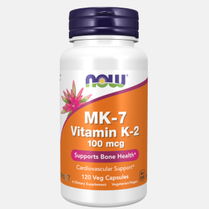 MK-7 Vitamin K2 100mcg – 120 cápsulas – Now