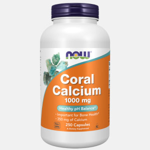 Coral Calcium 1000mg – 250 cápsulas – Now