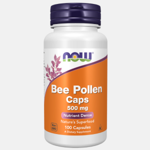 Bee Pollen 500mg – 100 cápsulas – Now