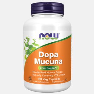 DOPA Mucuna – 180 veg cápsulas – Now