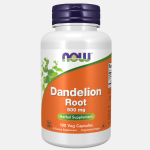 Dandelion Root 500mg – 100 cápsulas – Now