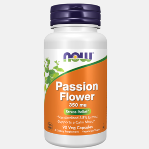 Passion Flower 350mg – 90 cápsulas – Now