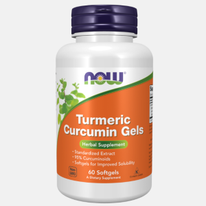 Turmeric Curcumin Gels – 60 softgels – Now