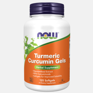 Turmeric Curcumin Gels – 120 softgels – Now