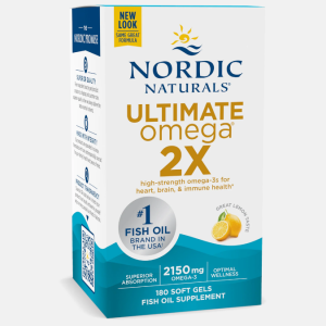 Ultimate Omega 2X 2150mg Lemon – 180 softgels – Nordic Naturals