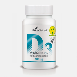 Vitamina D3 – 150 comprimidos – Soria Natural