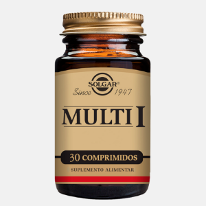 MULTI I multivitaminas e minerais – 30 comprimidos – Solgar