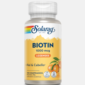 Biotin 1000 mcg – 100 comprimidos – Solaray