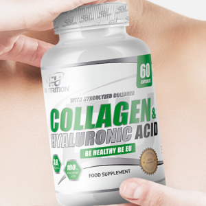 Collagen & Hyaluronic Acid – 60 cápsulas – EU Nutrition