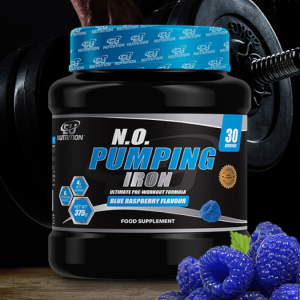 N.O. Pumping Iron Blue Raspberry – 375g – Eu Nutrition