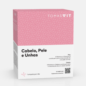 Cabelo, Pele e Unhas – 20 ampolas – TomasVit