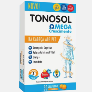 TONOSOL Omega Crescimento – 30 Jelly Gomas