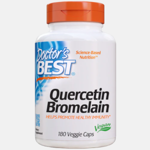 Quercetin Bromelain – 180 Veggie Caps – Doctor’s Best