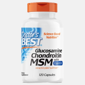 Glucosamine Chondroitin MSM with OptiMSM – 120 cápsulas – Doctor’s Best