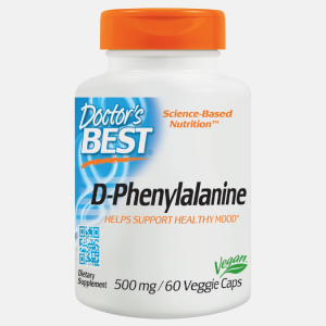 D-Phenylalanine 500mg – 60 cápsulas – Doctor’s Best