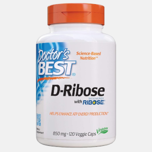 D-Ribose with BioEnergy Ribose 850mg – 120 cápsulas – Doctor’s Best