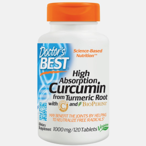 High Absorption Curcumin 1000mg – 120 comprimidos – Doctor’s Best