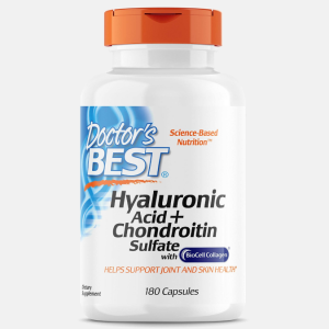 Hyaluronic Acid + Chondroitin Sulfate with BioCell Collagen – 180 cápsulas – Doctor’s Best