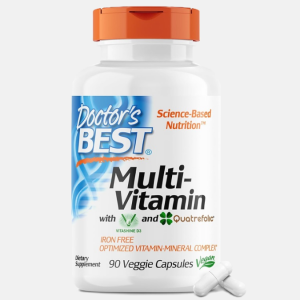 Multi-Vitamin with Vitashine D3 and Quatrefolic – 90 Veggie Caps – Doctor’s Best