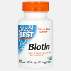 Biotin 5000mcg – 120 cápsulas – Doctor’s Best