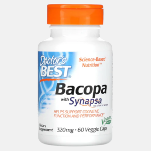 Bacopa with Synapsa 320mg – 60 cápsulas –  Doctor’s Best