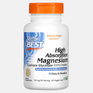 High Absorption Magnesium 105mg – 120 veggie caps – Doctor’s Best