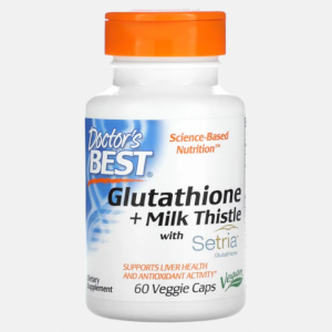 Glutathione + Milk Thistle – 60 cápsulas – Doctor’s Best