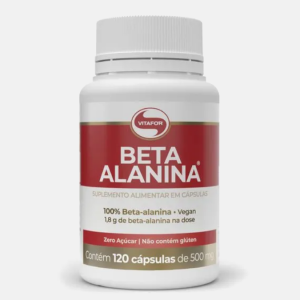 Beta Alanina 500mg – 120 cápsulas – Vitafor