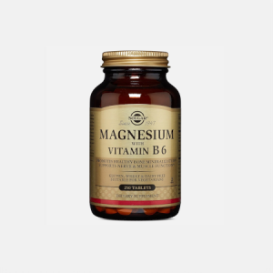 Magnesium with Vitamin B6 – 250 comprimidos – Solgar