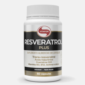 Resveratrol Plus – 60 cápsulas – Vitafor