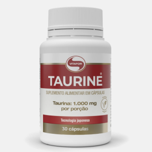 Taurine – 30 cápsulas – Vitafor